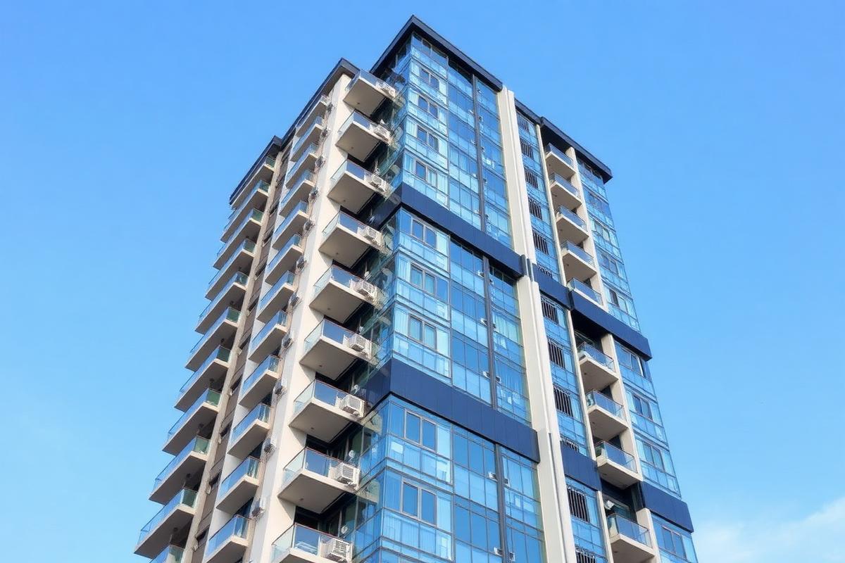 Modern 2 BHK High-Rise Apartment